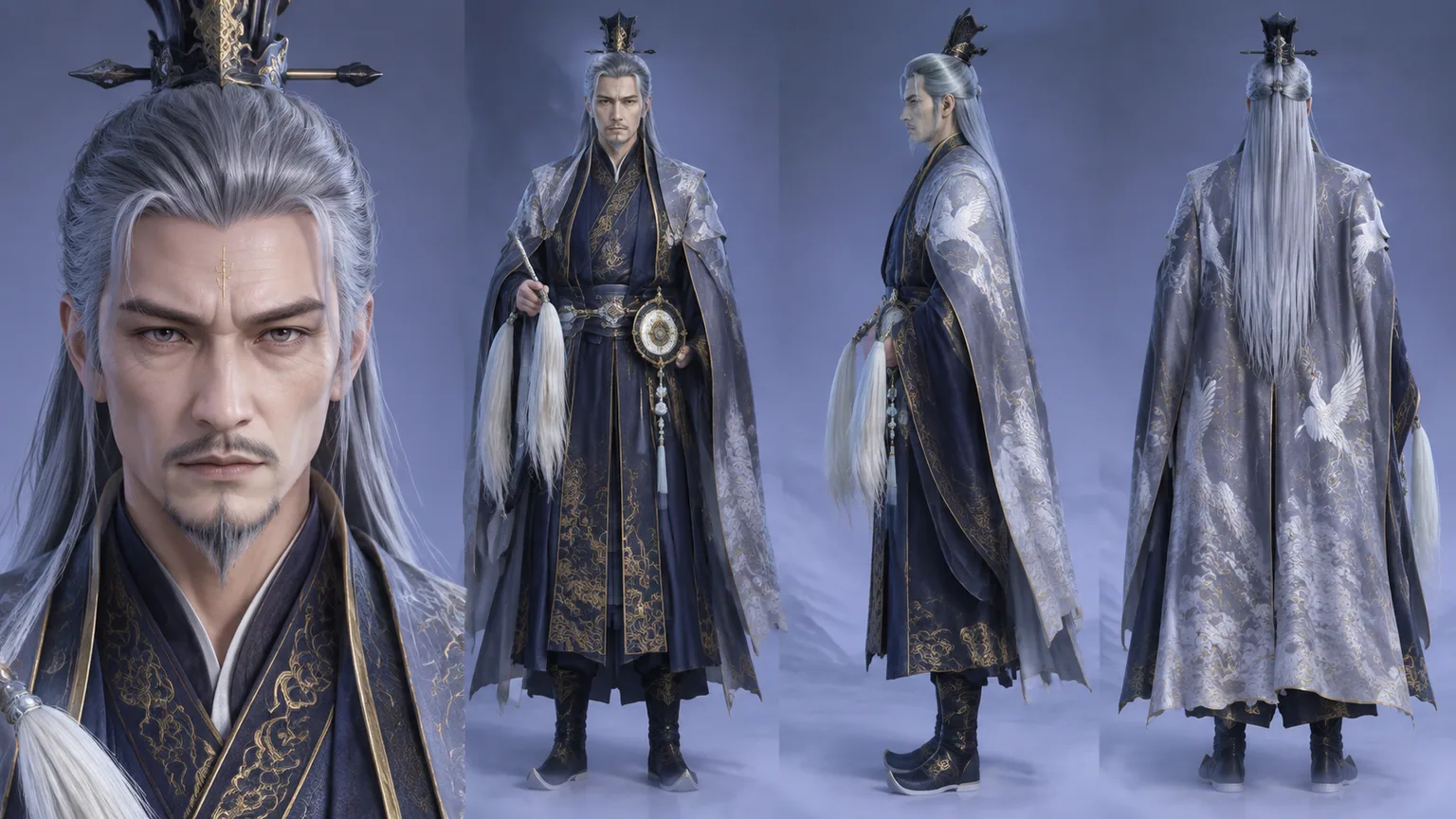 3D仙侠角色人物-云无涯
