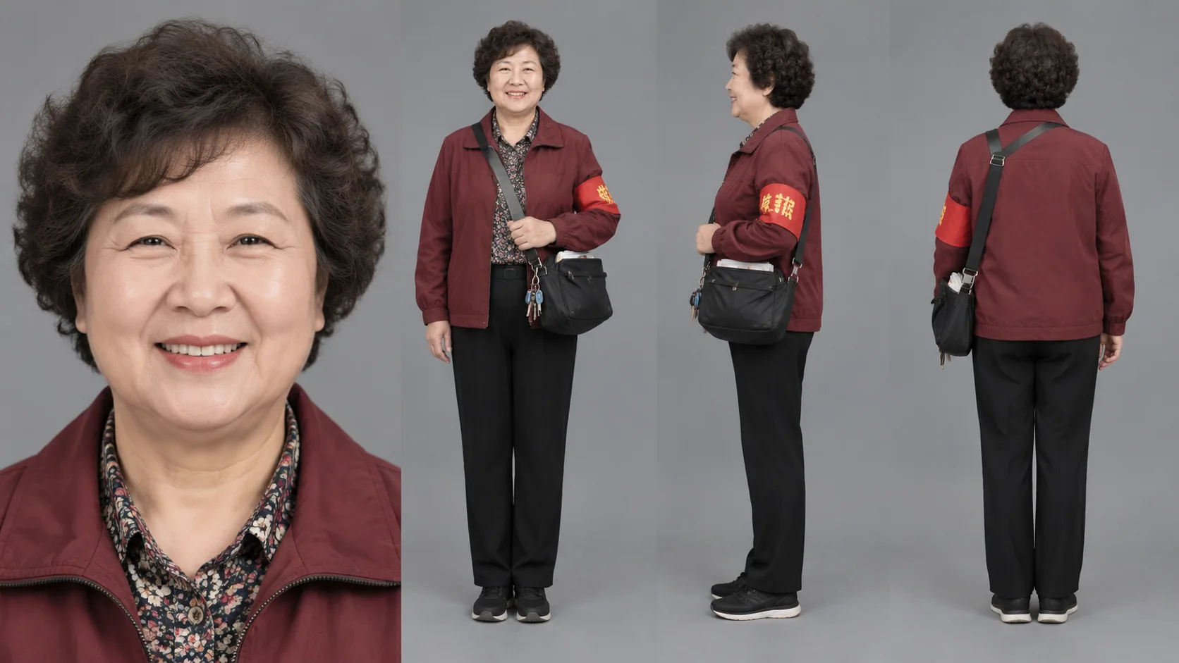 国产都市写实角色人物-王秀兰