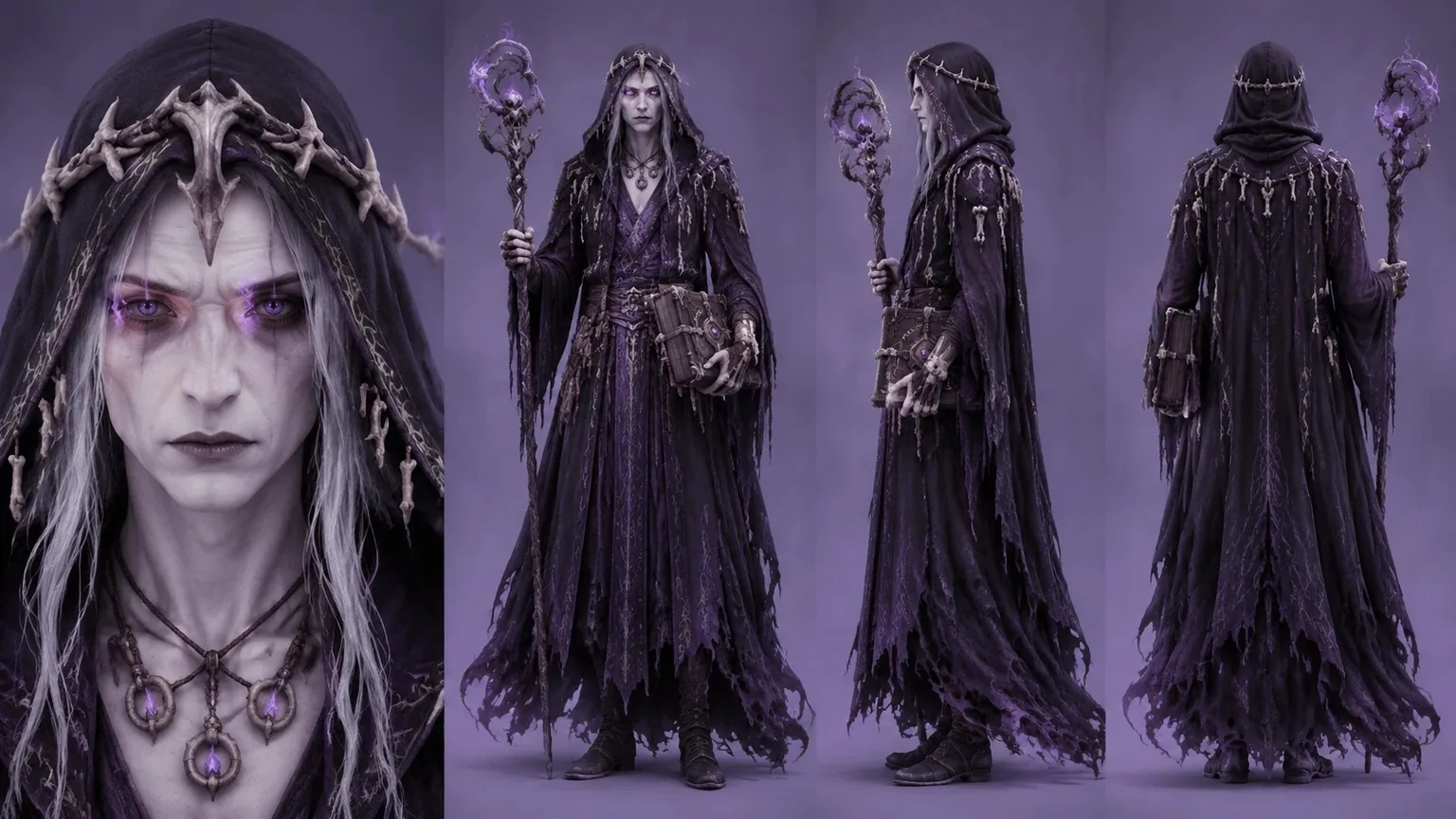 3D奇幻RPG角色人物-亡灵法师·厄斯