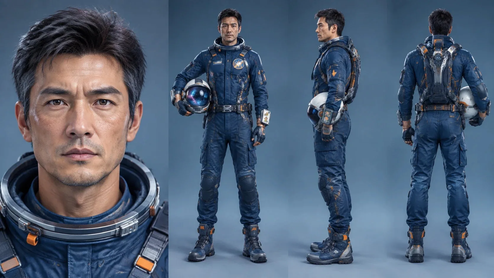 CG电影质感角色人物-深空探险家·顾星野