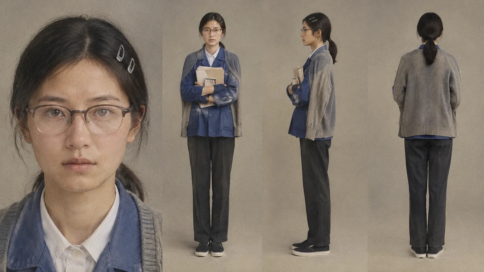 90年代乡村电影角色人物-民办教师·小杨