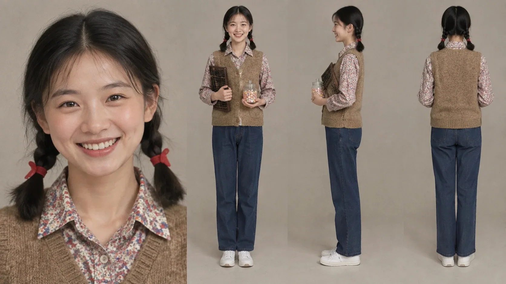 90年代写实电影角色人物-小卖部女孩·阿珍