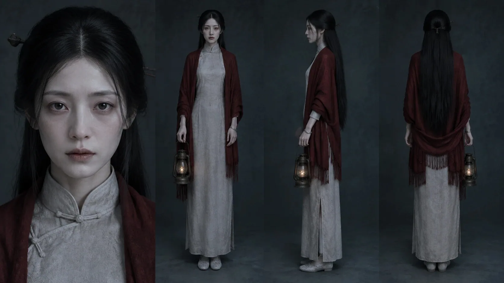 恐怖电影角色人物-古宅女主人·沈氏