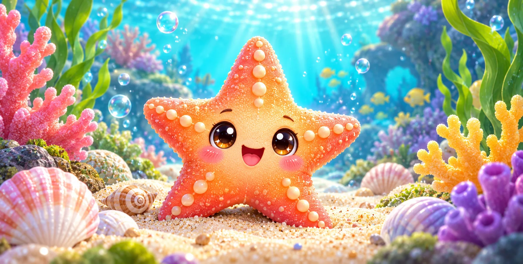 卡哇伊海星的海底奇妙梦境