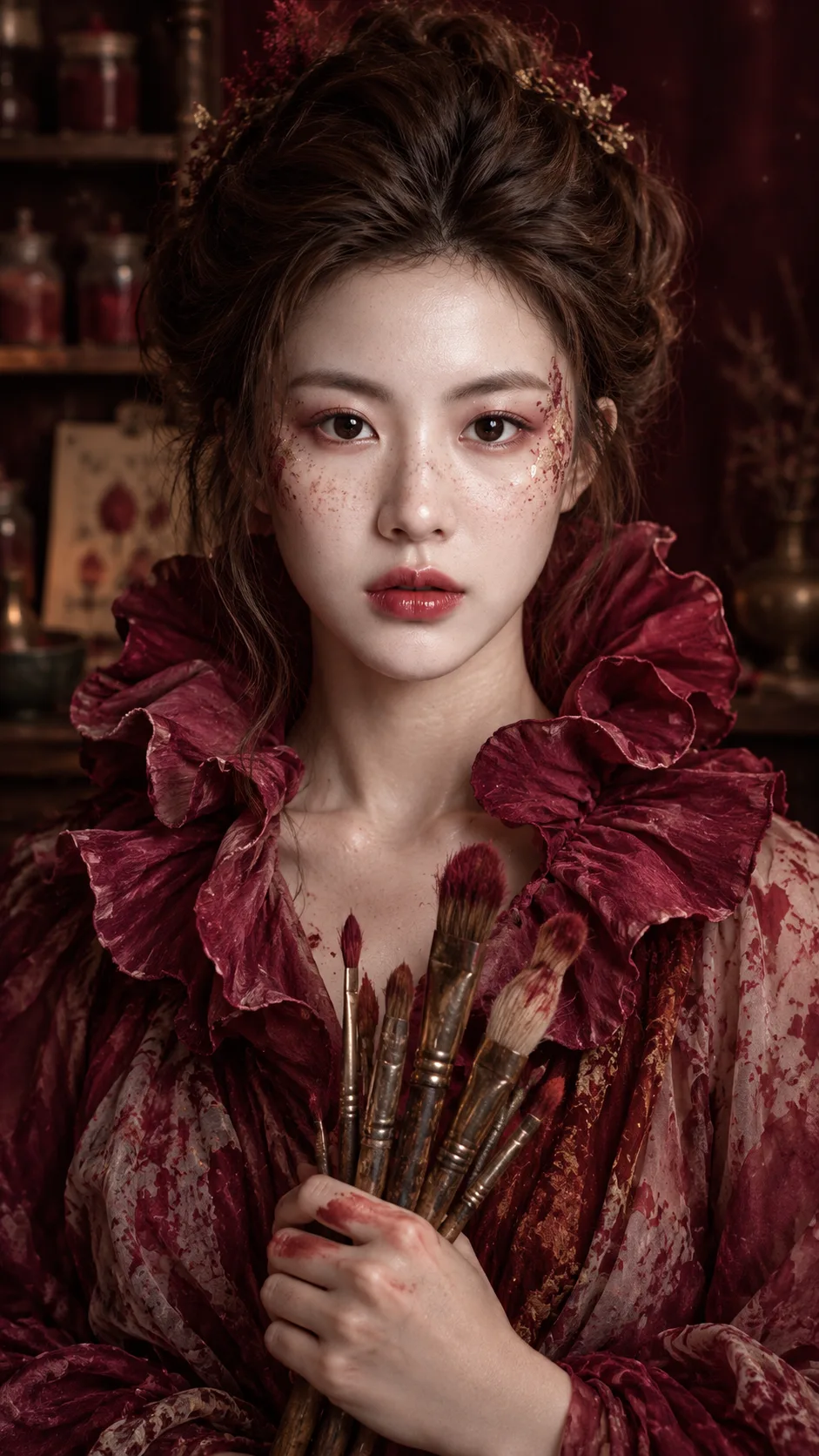深红炼金术士的暗夜肖像