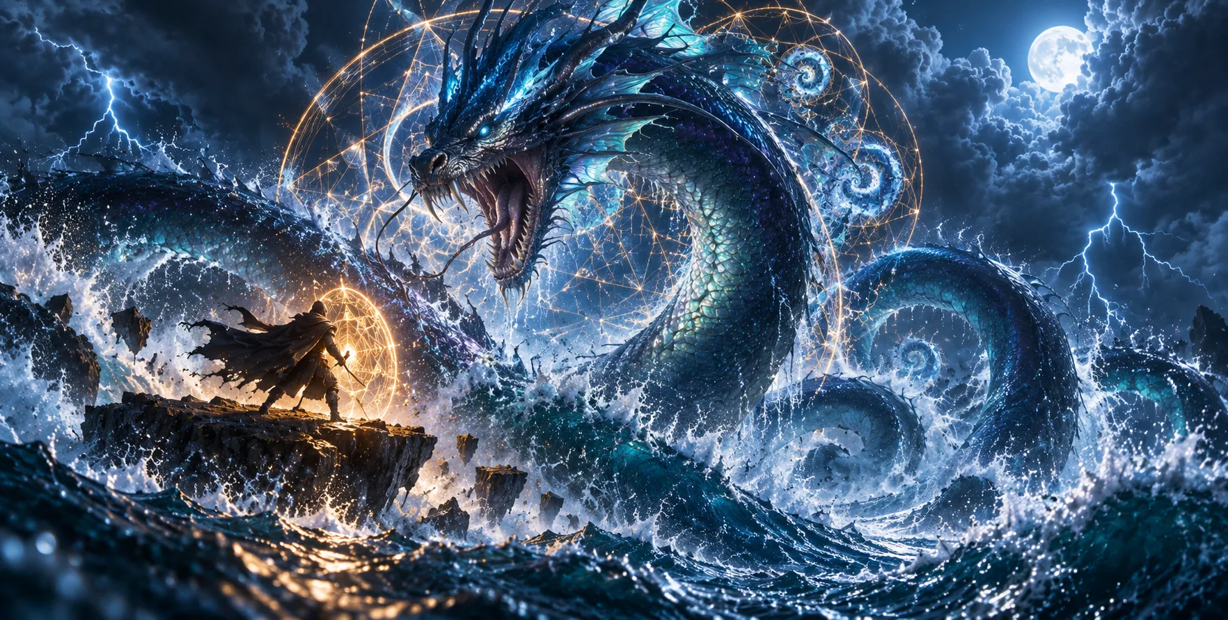 深海巨蛇与神圣几何